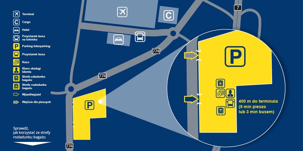 Balice Parking Interparking zdjecie parkingu