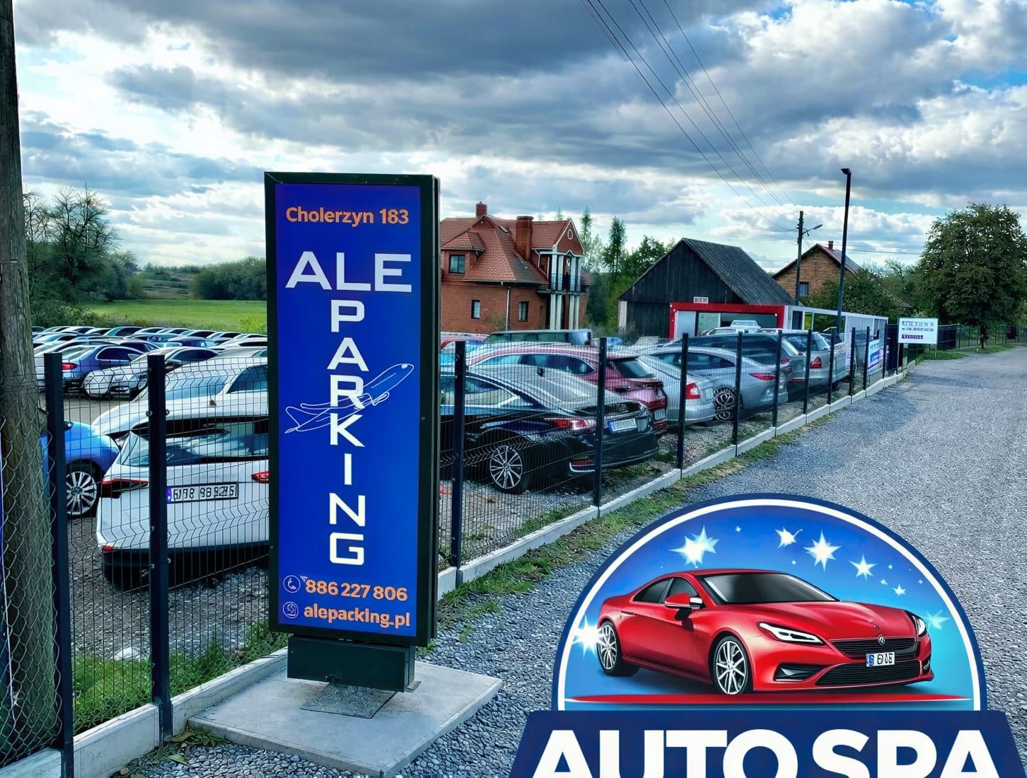 AleParking - parking lotnisko Kraków-Balice (KRK) - zdjęcie parkingu