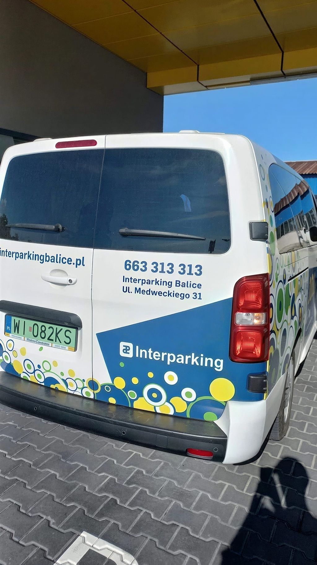 Parking Interparking – wjazd