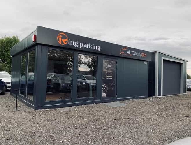 Parking KING Balice – wjazd