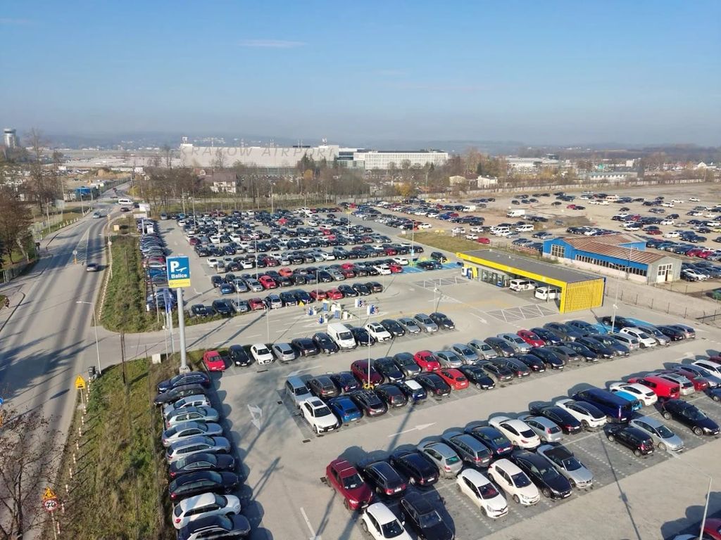 Parking Interparking – widok parkingu