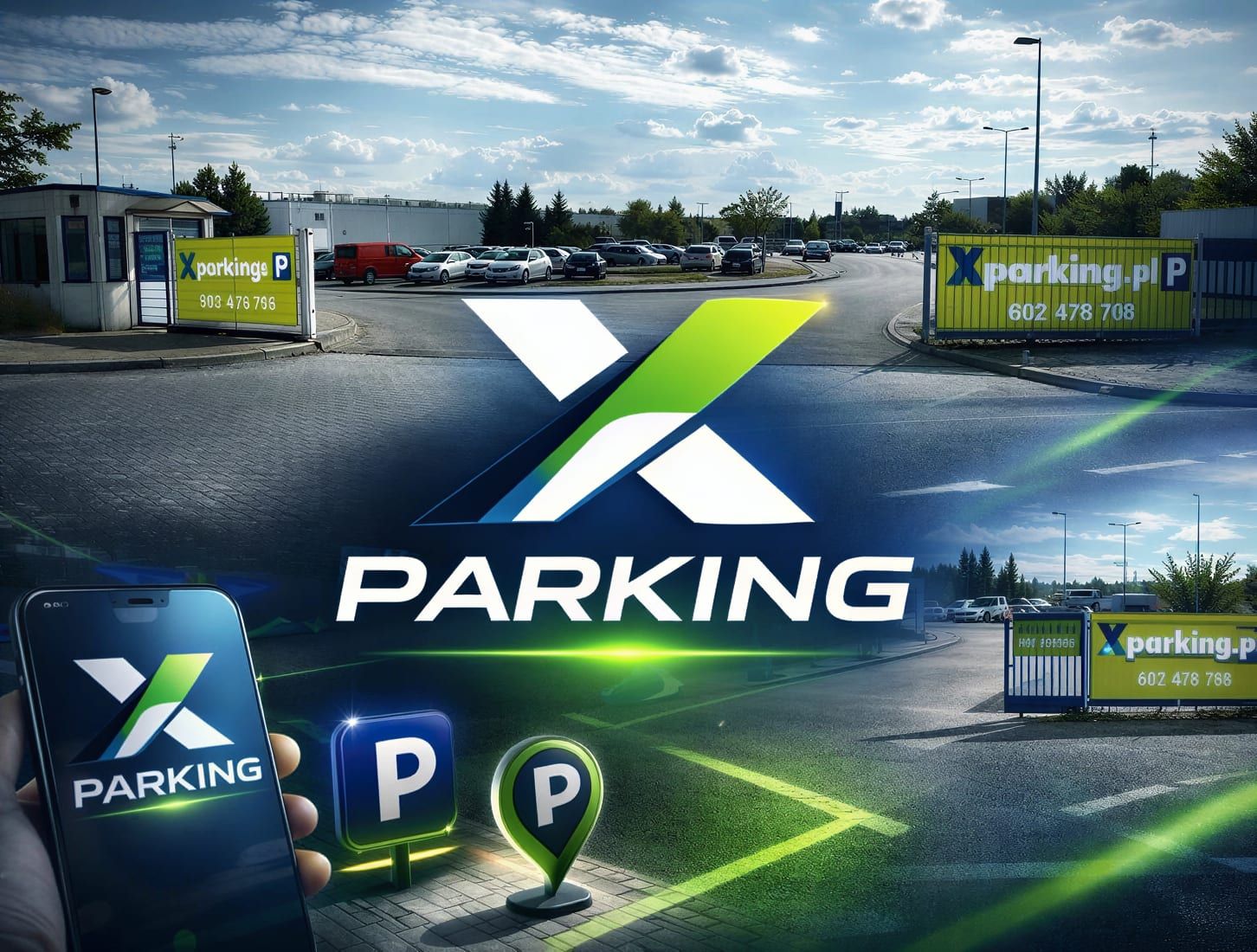 X Parking Balice - parking lotnisko Kraków-Balice (KRK) - zdjęcie parkingu